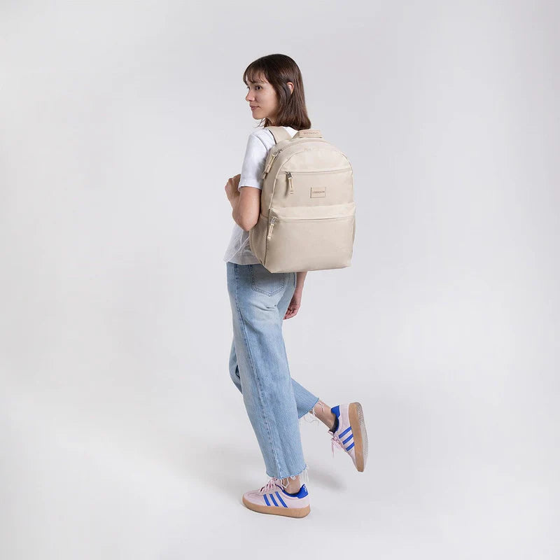 Mochila Beige Para Porta Laptop De Hasta 13" Pulgadas Chenson Chenk