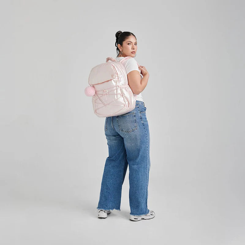 Mochila Rosa Para Porta Laptop De Hasta 13" Pulgadas 1818 Lett