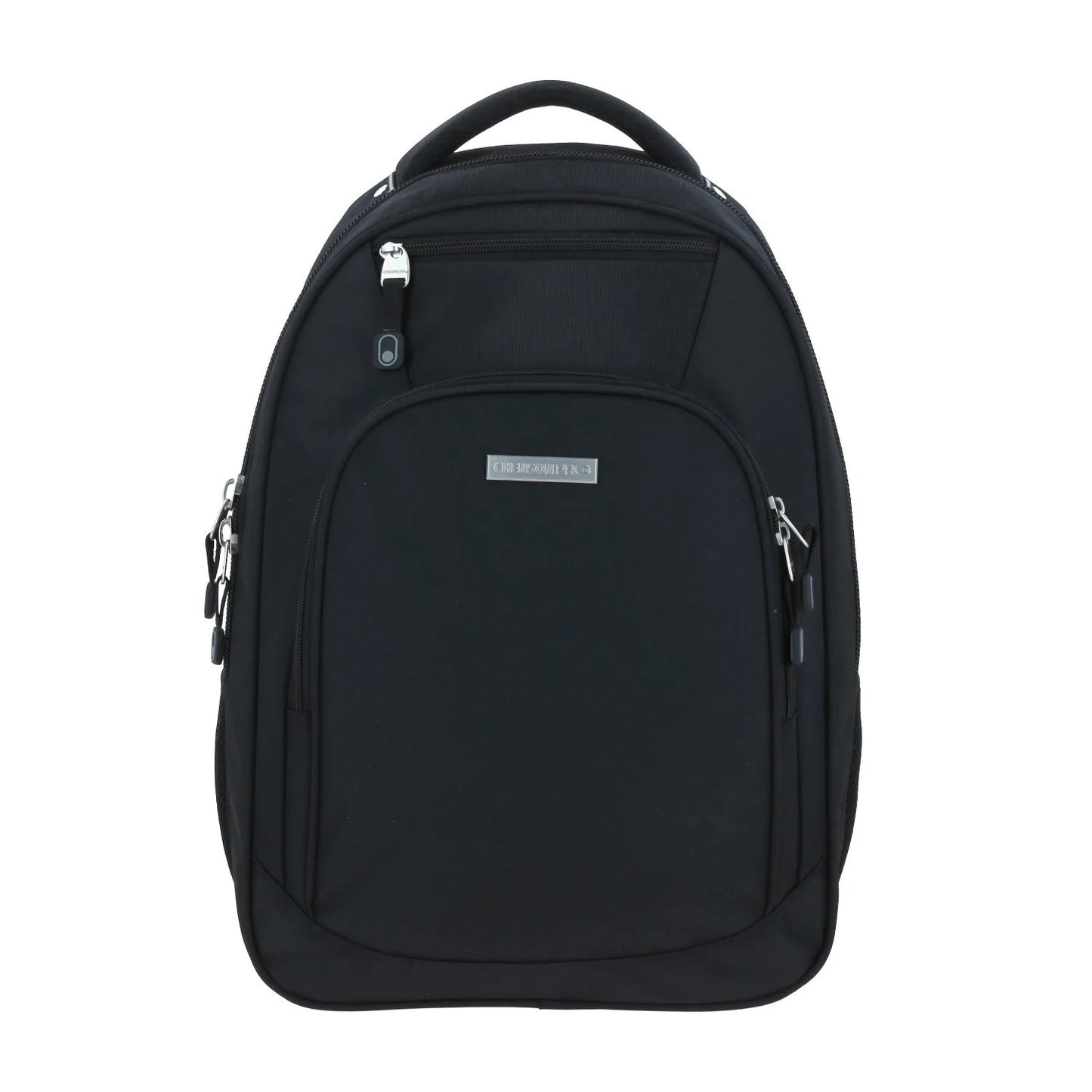 Mochila Grande Chenson Pro Para Hombre Kazio Negro Con Porta Laptop De Hasta 15".