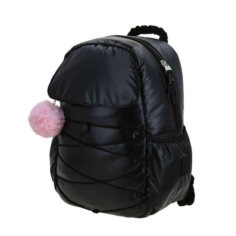 Mochila Negro Para Porta Laptop De Hasta 13" Pulgadas 1818 Lett Chenson