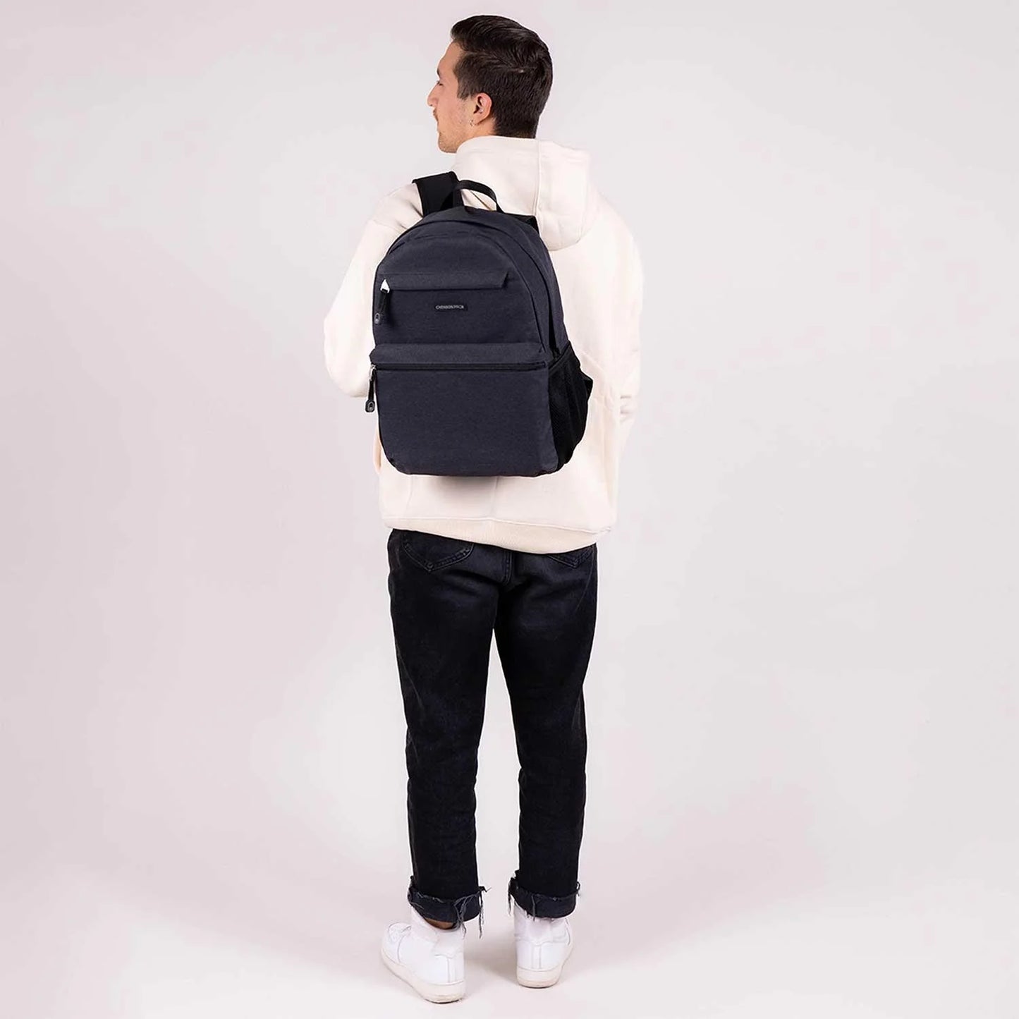 Mochila grande Chenson Pro para hombre TESA Negro con Porta Laptop de hasta 15".
