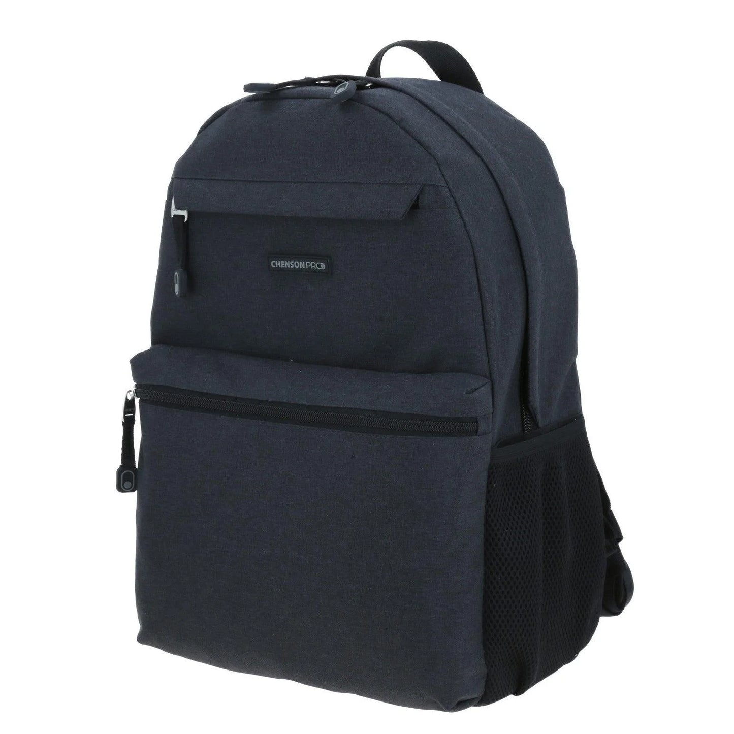 Mochila grande Chenson Pro para hombre TESA Negro con Porta Laptop de hasta 15".