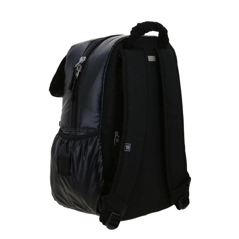 Mochila Negro Para Porta Laptop De Hasta 13" Pulgadas 1818 Lett Chenson