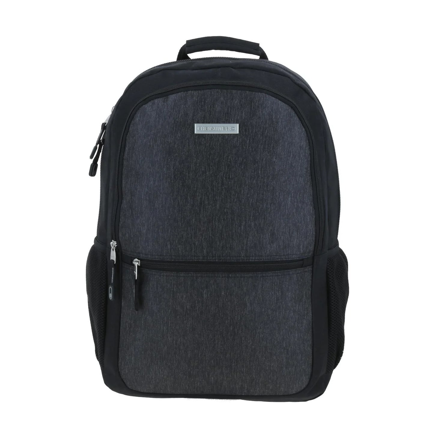Mochila Grande Chenson Pro Para Hombre Heri Negro Con Porta Laptop De Hasta 15".