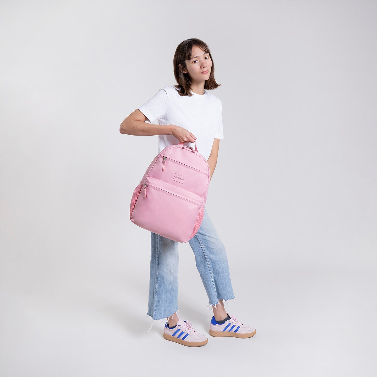 Mochila Rosa Para Porta Laptop De Hasta 13" Pulgadas Chenson Chenk
