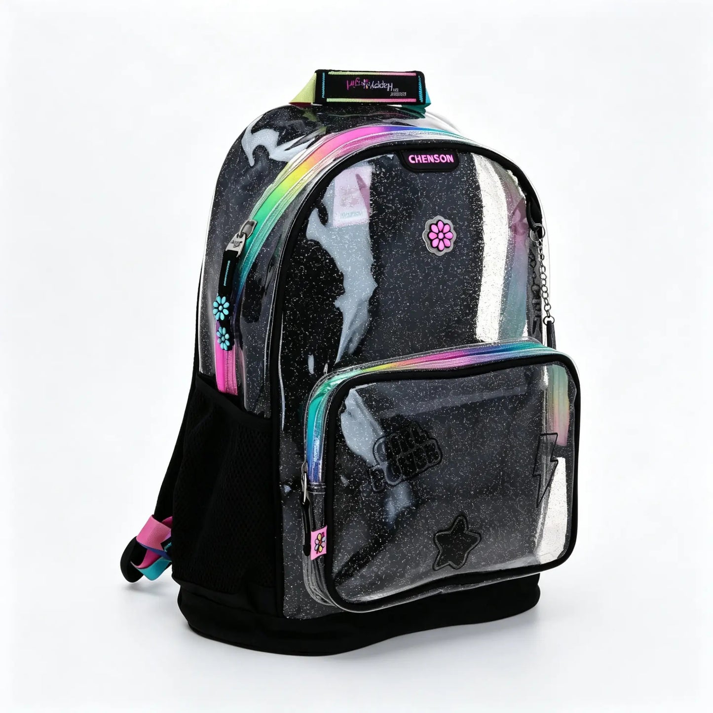 Mochila Negro Happy Girl Clir | Diseño Práctico