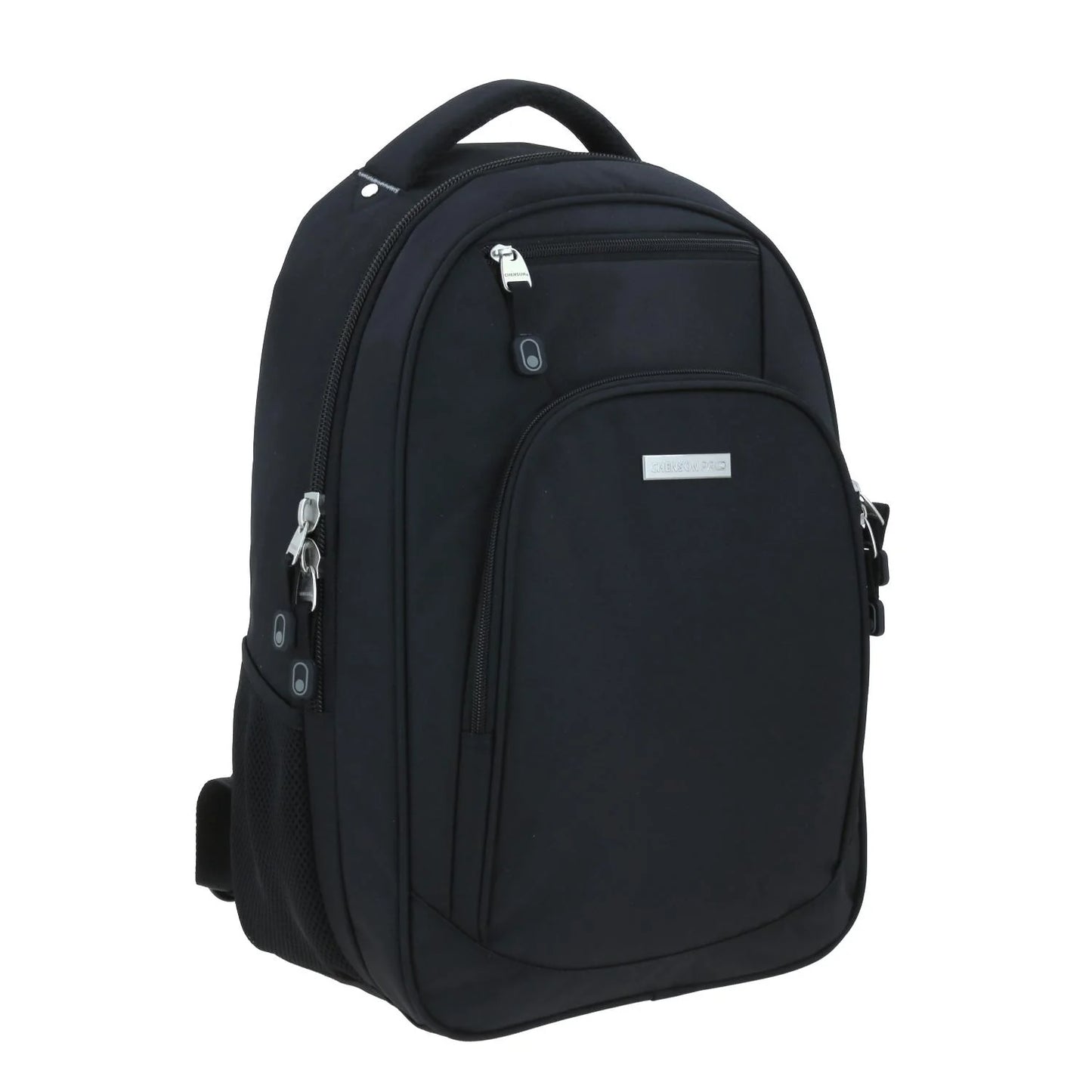 Mochila Grande Chenson Pro Para Hombre Kazio Negro Con Porta Laptop De Hasta 15".