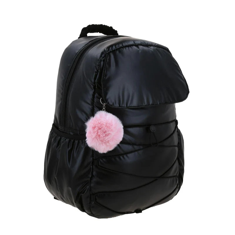 Mochila Negro Para Porta Laptop De Hasta 13" Pulgadas 1818 Lett Chenson