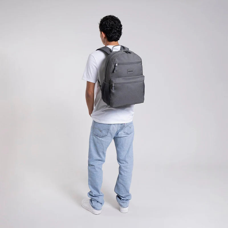 Mochila Gris Para Porta Laptop De Hasta 13" Pulgadas Chenson Chenk